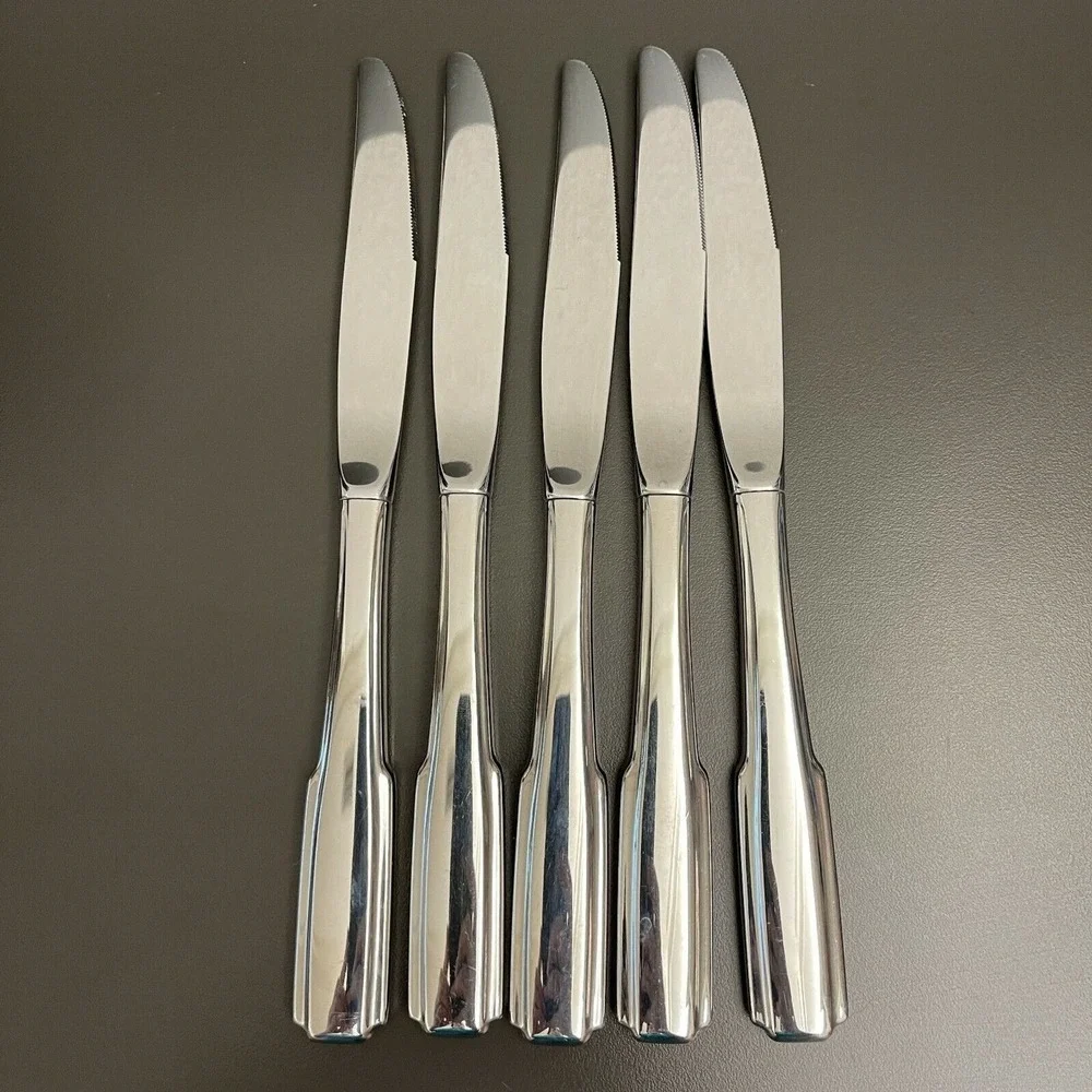 Oneida Fremont USA Stainless Steel Knives Lot‎ of 5